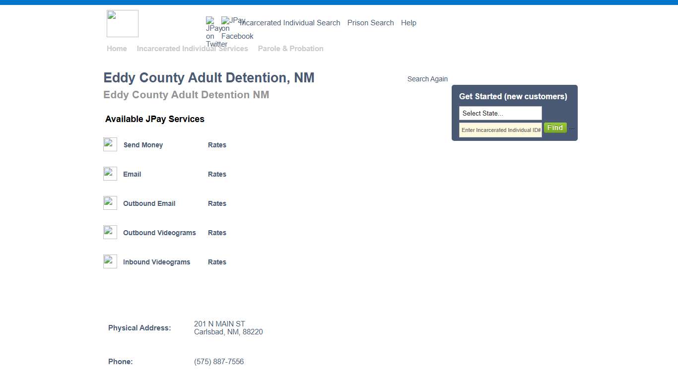 Eddy County Adult Detention, NM